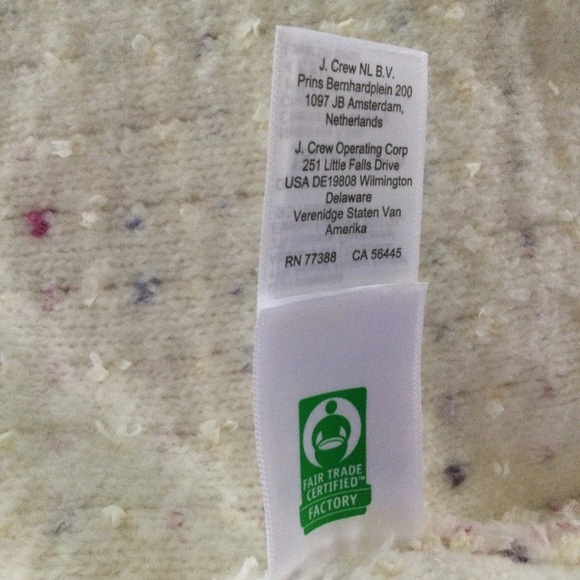 J.Crew White Cropped Marled Yarn Jacket Size XL - Picture 8 of 10